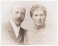 Энгсет и его жена Мари Амали