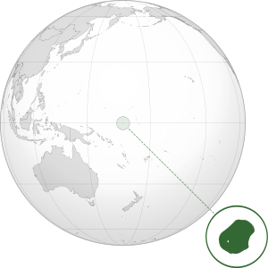 Науру на карте мира