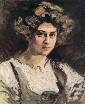 Портрет работы Коровина (1910)
