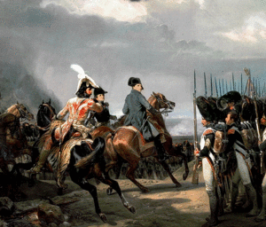 Наполеон в битве при Йене. 14 октября 1806 г. (картина Ораса Верне)