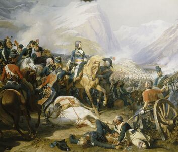Бонапарт побеждает австрийцев в битве при Риволи (14 января 1797 года)