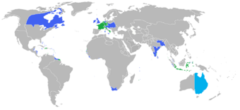 The allies of France are mainly concentrated in Europe while the allies of Austria include Britain and the latter’s overseas territorial possessions in Canada and India, among other regions.