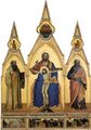 Триптих "Троица со св. Ромуальдом и Иоанном Богословом". Галерея Академии, Флоренция.