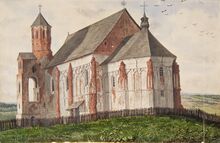 Борисоглебская церковь в Новогрудке (В. Дмаховский XIX век)