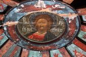 Господь Вседержитель. Центральный медальон неба часовни Михаила Архангела из д. Леликозеро