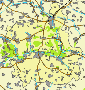 Зелёное на карте