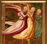 Музицирующие ангелы. 1468. Деталь росписи церкви Санта-Мария-Ассунта, Сиена