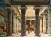 Египетский дворик Нового музея в Берлине в 1862 году