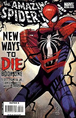 Обложка «The Amazing Spider-Man» № 568. Художник Джон Ромита-младший