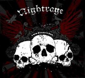 Обложка альбома Nightrage «A New Disease Is Born» (2007)