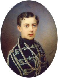 Портрет великого князя, цесаревича Николая Александровича, ок. 1861.