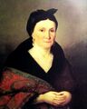 Портрет купчихи, 1820-1835. ГИМ.