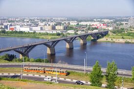 Nizhny Novgorod. Molitovsky Bridge across the Oka River - panoramio (76).jpg