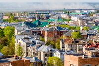 Общий вид исторической части Нижнего Новгорода