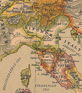 В 1798 году Папская область была переименована в Римскую республику.