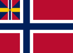 Флаг Норвегии во время Шведско-Норвежской унии (1844—1898)