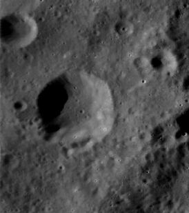 Снимок зонда Lunar Reconnaissance Orbiter.