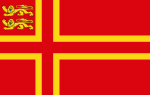 Флаг коммуны Фалез в регионе Нижняя Нормандия