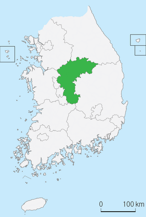 Чхунчхон-Пукто на карте