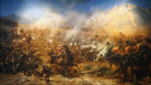 Битва при Гарсия-Эрнандес, 23 июля 1812 года. Картина Адольфа Нортен (1863) — Музей земли Нижняя Саксония