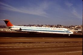 MD-82 авиакомпании Northwest Airlines, идентичный разбившемуся