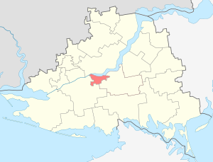 Новокаховский городской округ на карте