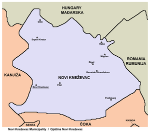 Нови-Кнежевац на карте