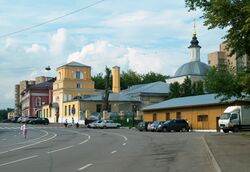 Новоспасский проезд в районе Крестьянской площади.