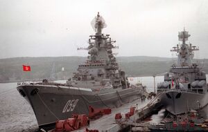 «Киров» — первый крейсер проекта 1144 «Орлан», 1 июля 1992 года