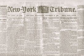 Номер газеты, датированный 1864 годом.