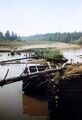 Обь-Енисейский водный путь, остатки Александровского шлюза, август 1994 года