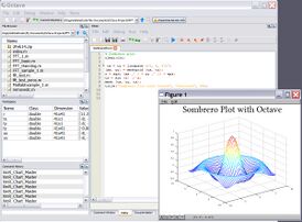 Скриншот программы GNU Octave