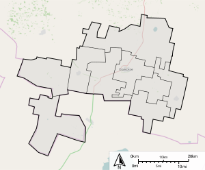 Одесский район на карте