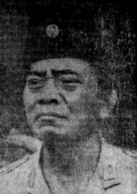 Фотография Урипа Сумохарджо в газете Kedaulatan Rakyat. 5 ноября 1947 года