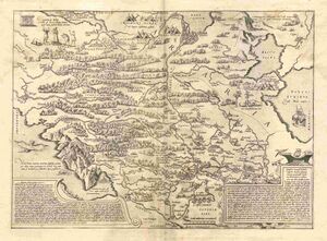 Карта 1570 года, гравёр Франц Хогенберг.
