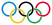 Olympic rings with transparent rims.svg