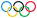 Olympic rings with white rims.svg