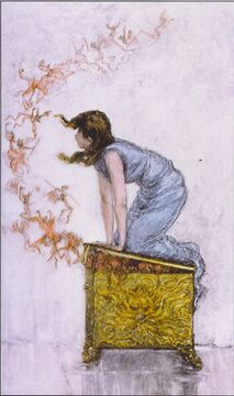 Фредерик Стюарт Чёрч, «Открытый ящик Пандоры», XIX век