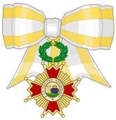 Optional Dame's Bow of Commander Commander Grade of the Order of Isabella the Catholic.svg