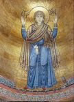 Богоматерь Оранта (Нерушимая Стена). Мозаика в алтаре собора, XI век
