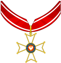 Order Odrodzenia Polski - Krzyż Komandorski.svg