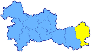 Елецкий уезд (второй) на карте
