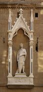 Святой Георгий. 1416—1417. Мрамор. Копия. Орсанмикеле, Флоренция