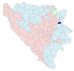 Община Осмаци на карте