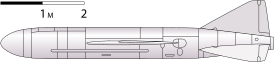Эскиз противокорабельной ракеты П-15М «Термит»