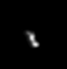 Изображение астероида Брайль, полученная с аппарата Deep Space 1
