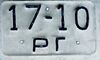 PMR-Military license plate of Transnistria 1992 front.jpg