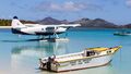Самолёт de Havilland Canada DHC-3 Otter (DQ-PIA) на острове Накула (Фиджи) в 2014 году.