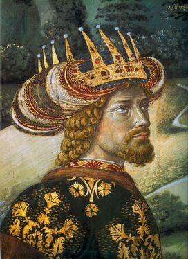 Император Иоанн VIII, дядя Софьи (фреска Беноццо Гоццоли, капелла волхвов)