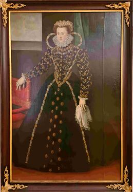 Франсуа Клуэ. Портрет королевы Франции Елизаветы Австрийской. 1570-е гг.